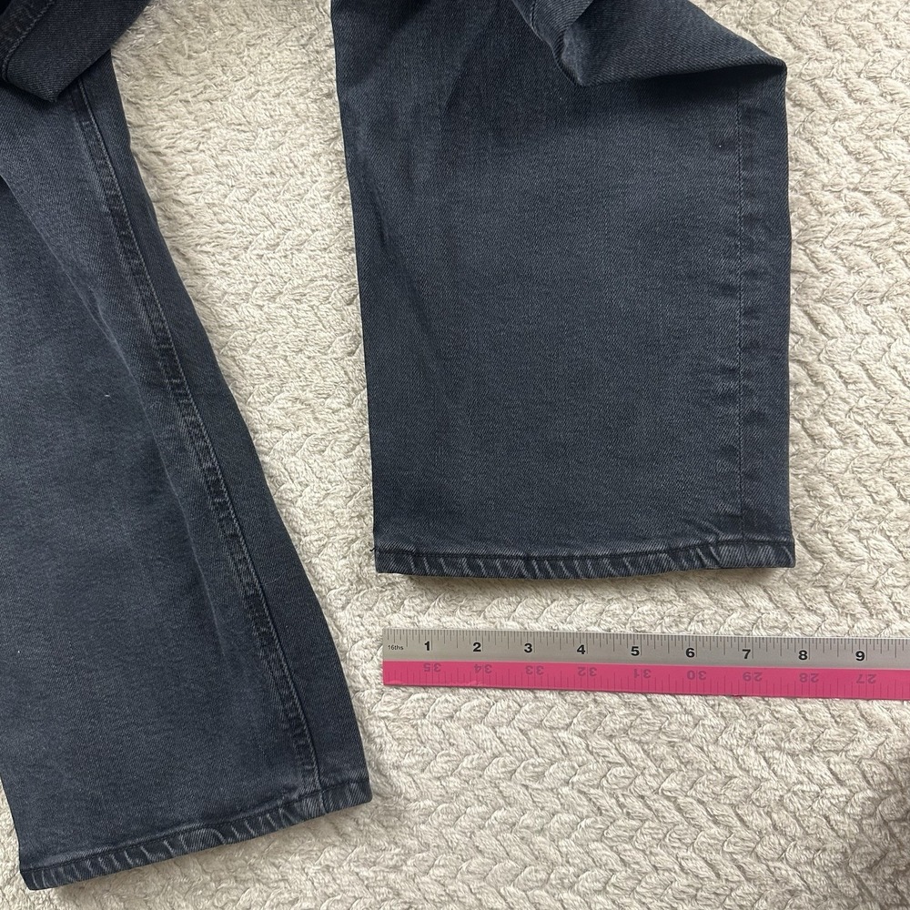 Agolde Women's Kye Black jeans Size 32 Organic cotton Modern Luxury Denim - Picture 11 of 15